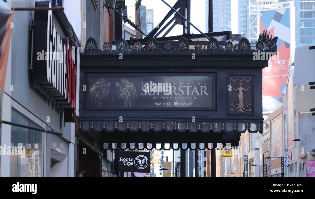 Ed Mirvish theatre in Toronto Canada shows the musical Jesus Christ