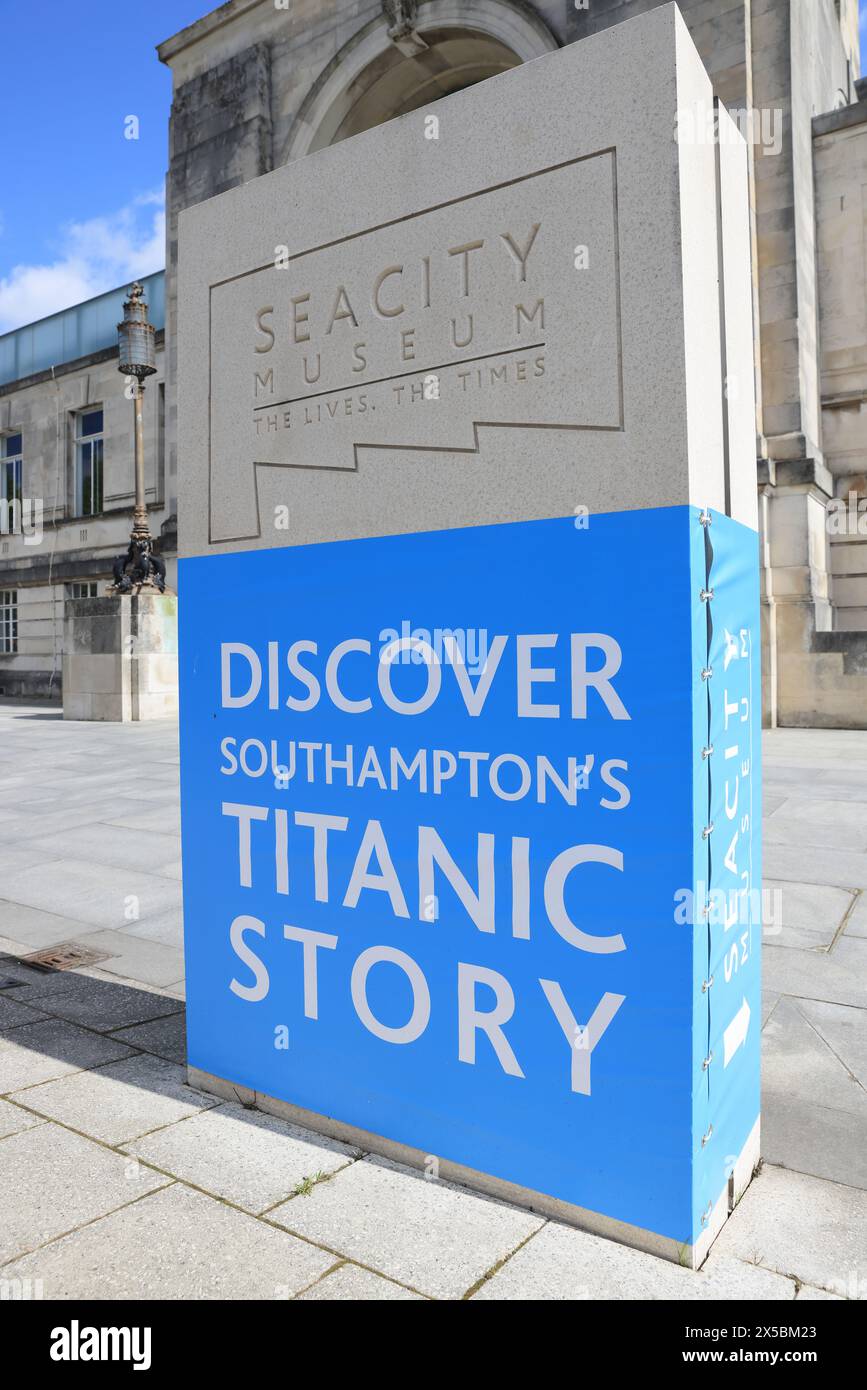 Exterior of SeaCity Museum in Southampton, which includes the Titanic Story and and opened on