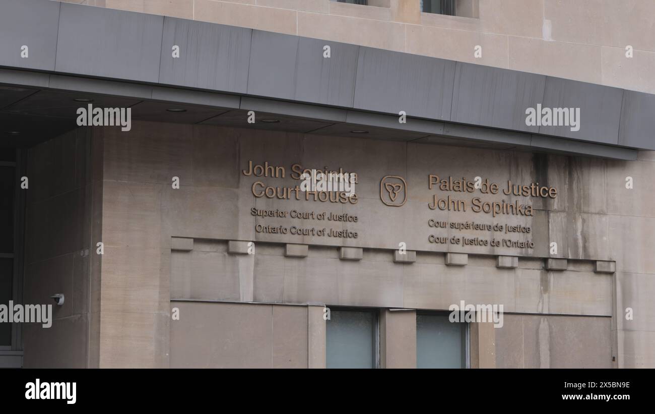 Superior Court of Justice in Hamilton - HAMILTON, CANADA - APRIL 13