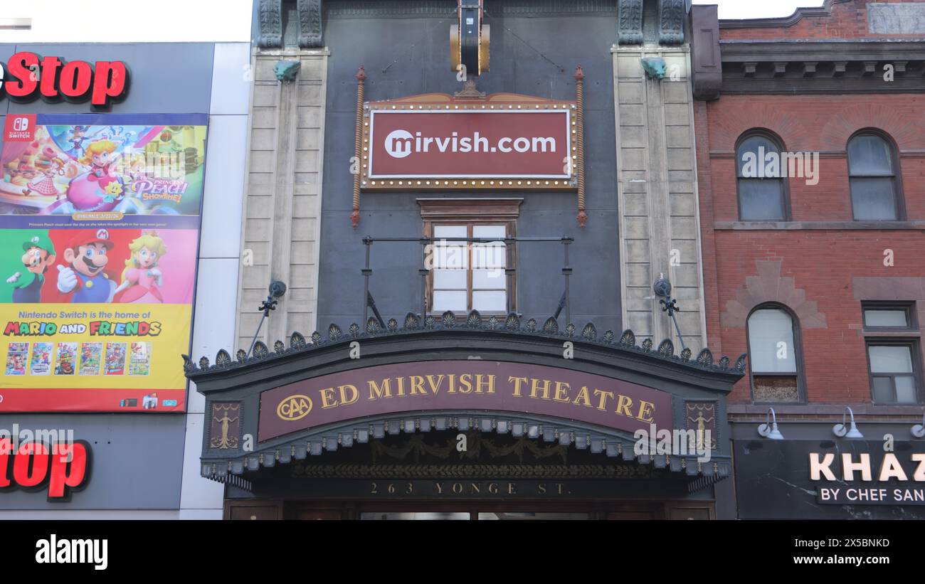 Ed Mirvish theatre in Toronto Canada shows the musical Jesus Christ