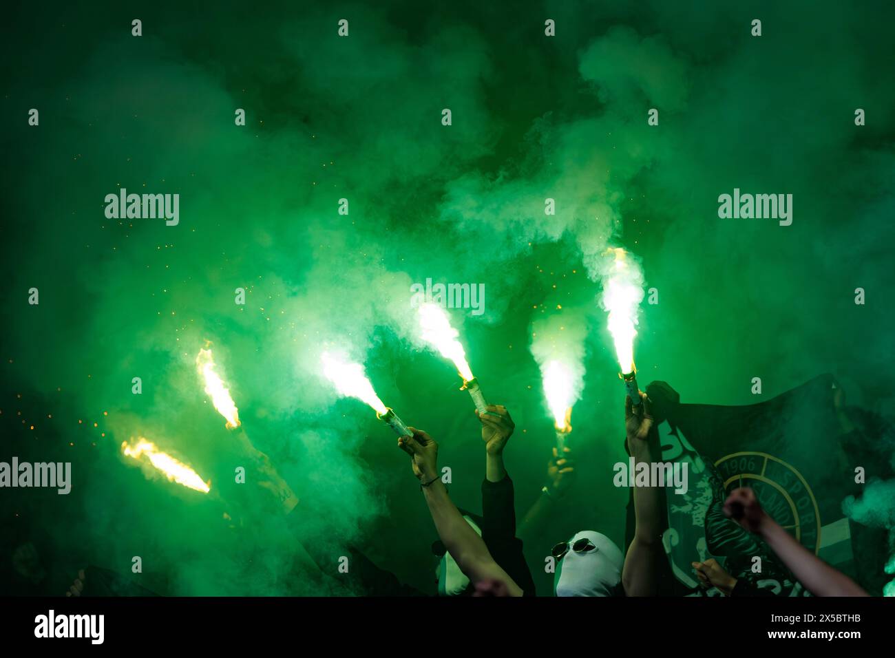 Fans of Sporting CP during Liga Portugal game between Sporting CP and