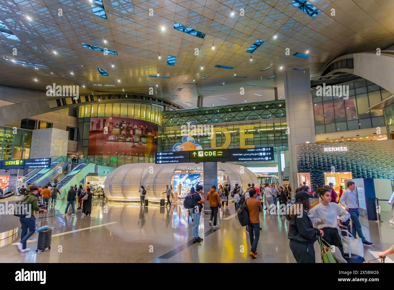 Doha, Qatar 31 January 23. Hamad International Airport. Fifa world cup