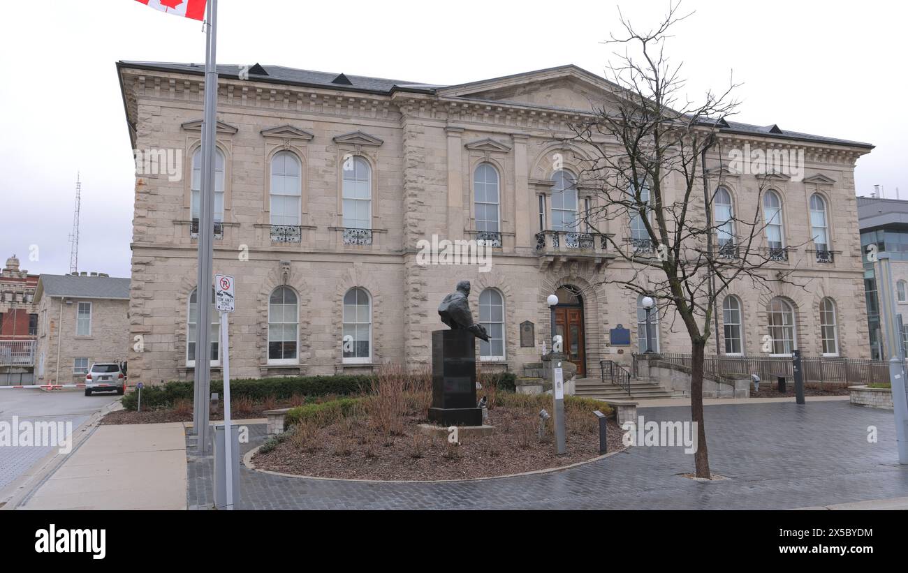 Town hall of Guelph Ontario - GUELPH, CANADA - APRIL 13, 2024 Stock Photo