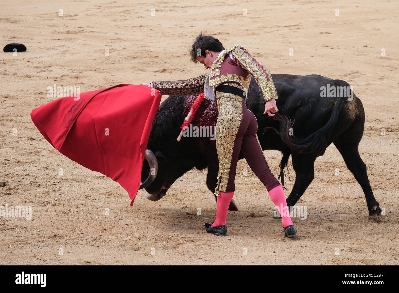 bullfight of Corrida de Toros in the Plaza de las Ventas in Madrid Featuring: Fabio Jiménez Where: Madrid, Spain When: 07 Apr 2024 Credit: Oscar Gonzalez/WENN Stock Photo