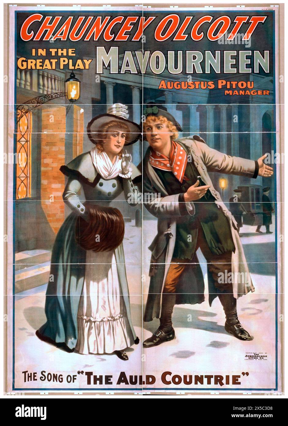 Chauncey Olcott in the great play Mavourneen, circa 1900 Stock Photo