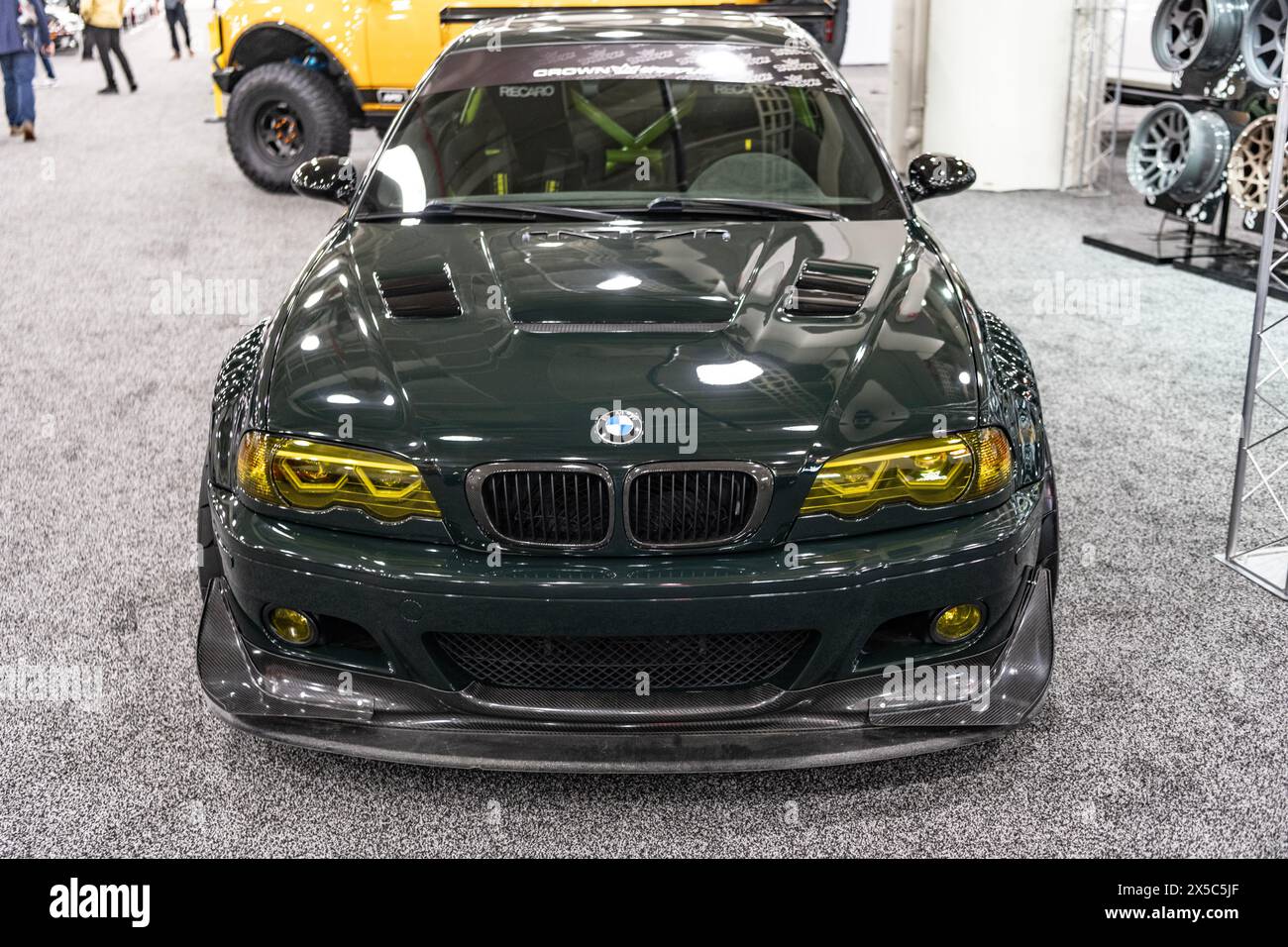 New York City, USA - March 27, 2024: BMW E46 M3 car at New York ...