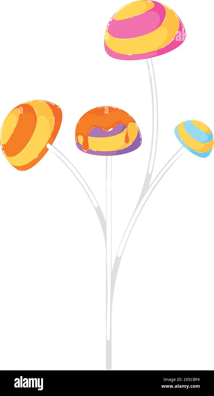Sweet and cream tree Candy icon Vector Stock Vector Image & Art - Alamy