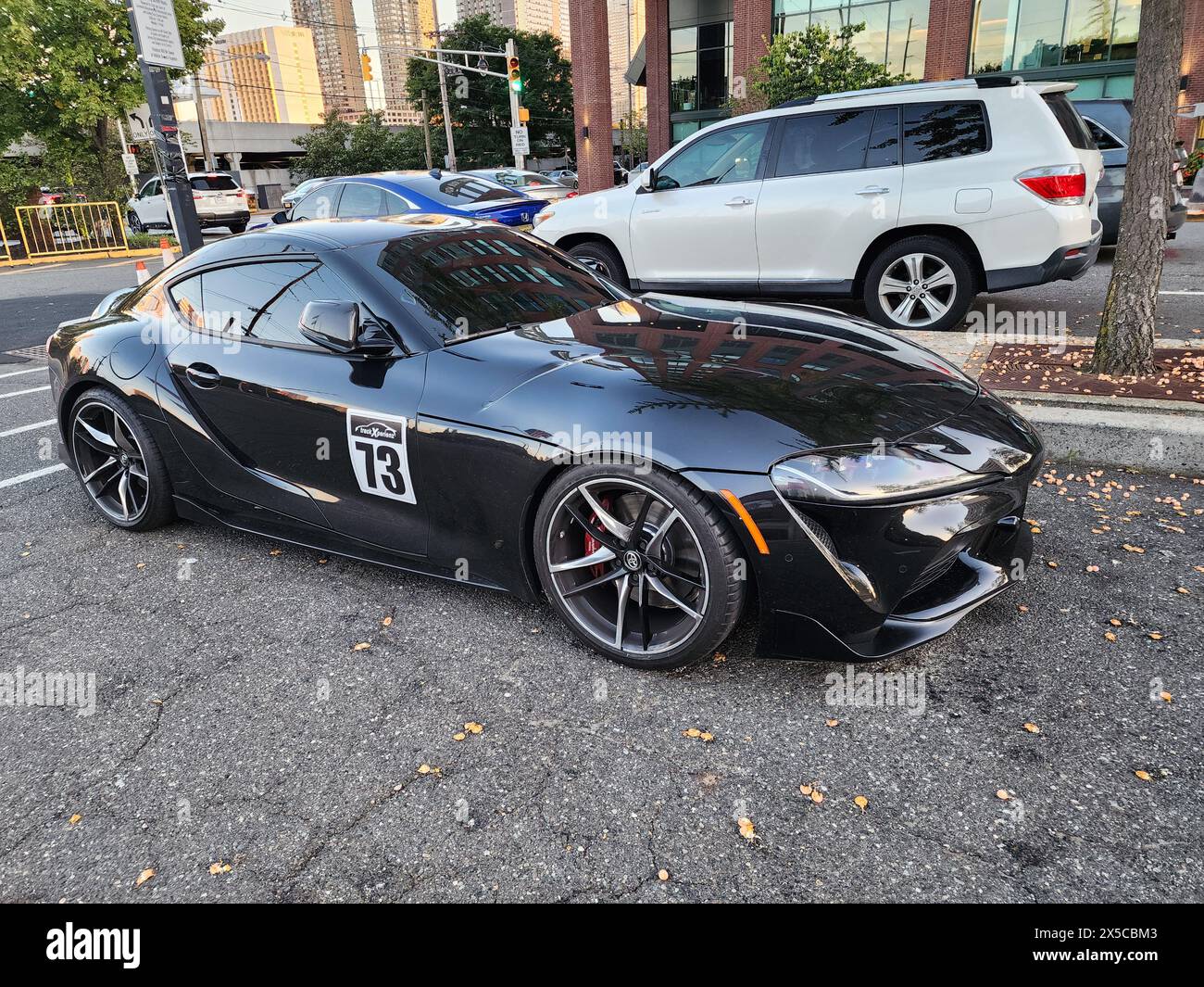 Toyota supra side view hi-res stock photography and images - Alamy