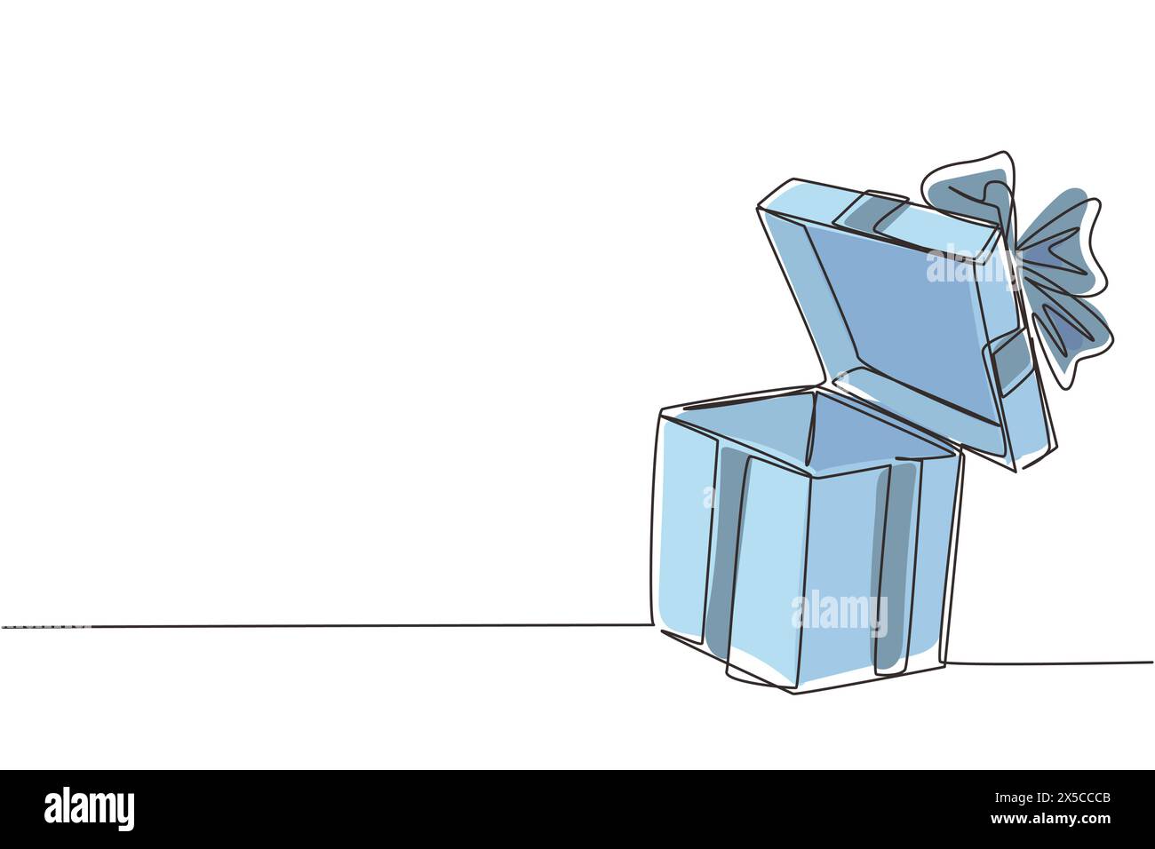 One open cardboard box Stock Vector Images - Alamy
