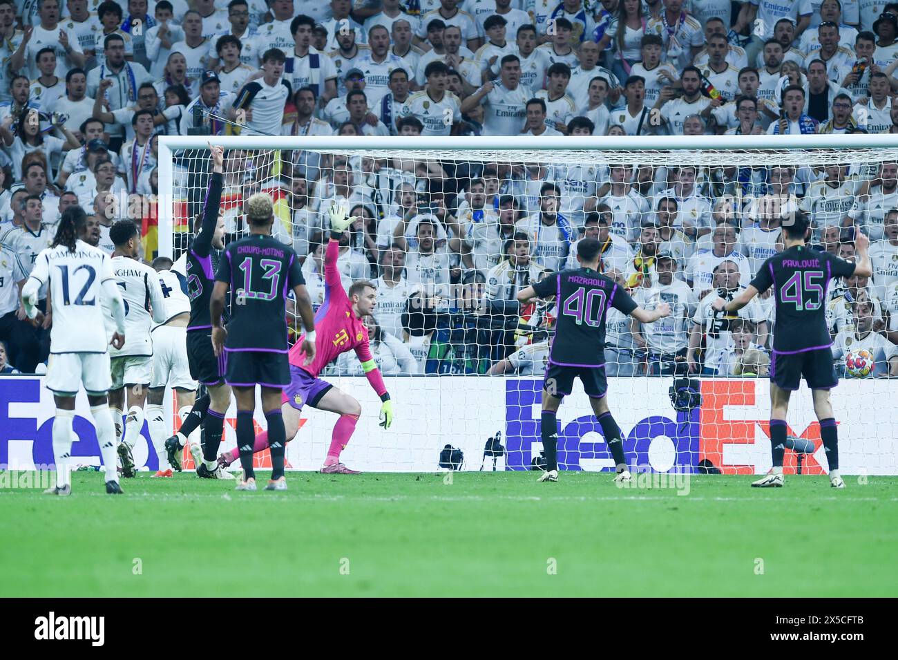 Madrid Spain 8th May 2024 Joselu 3rd L Of Real Madrid Shoots To madrid-spain-8th-may-2024-joselu-3rd-l-of-real-madrid-shoots-to