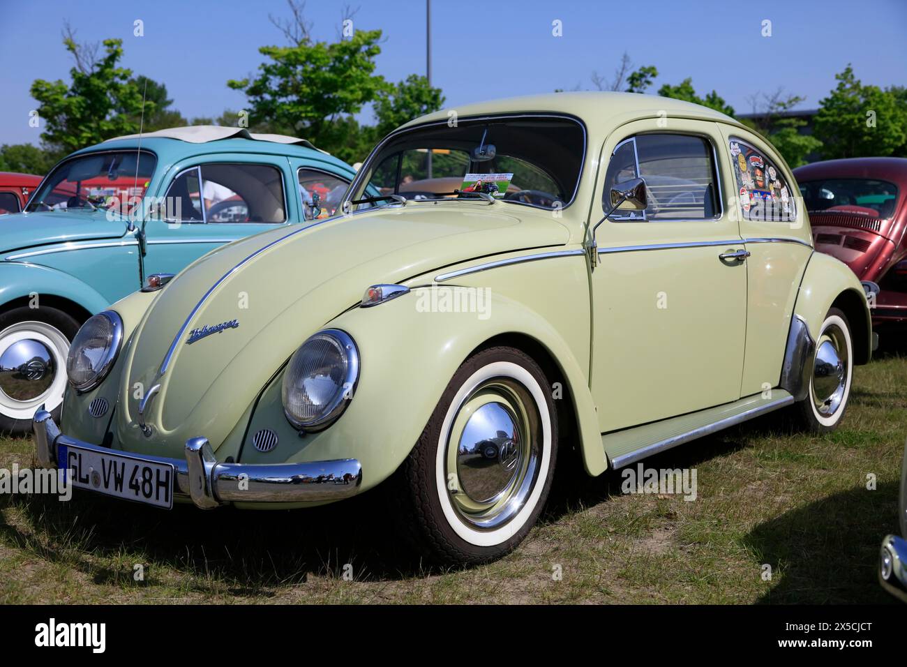 Volkswagen VW Beetle 1300, 41st May Beetle Meeting, Hanover, Lower Saxony, Germany Stock Photo