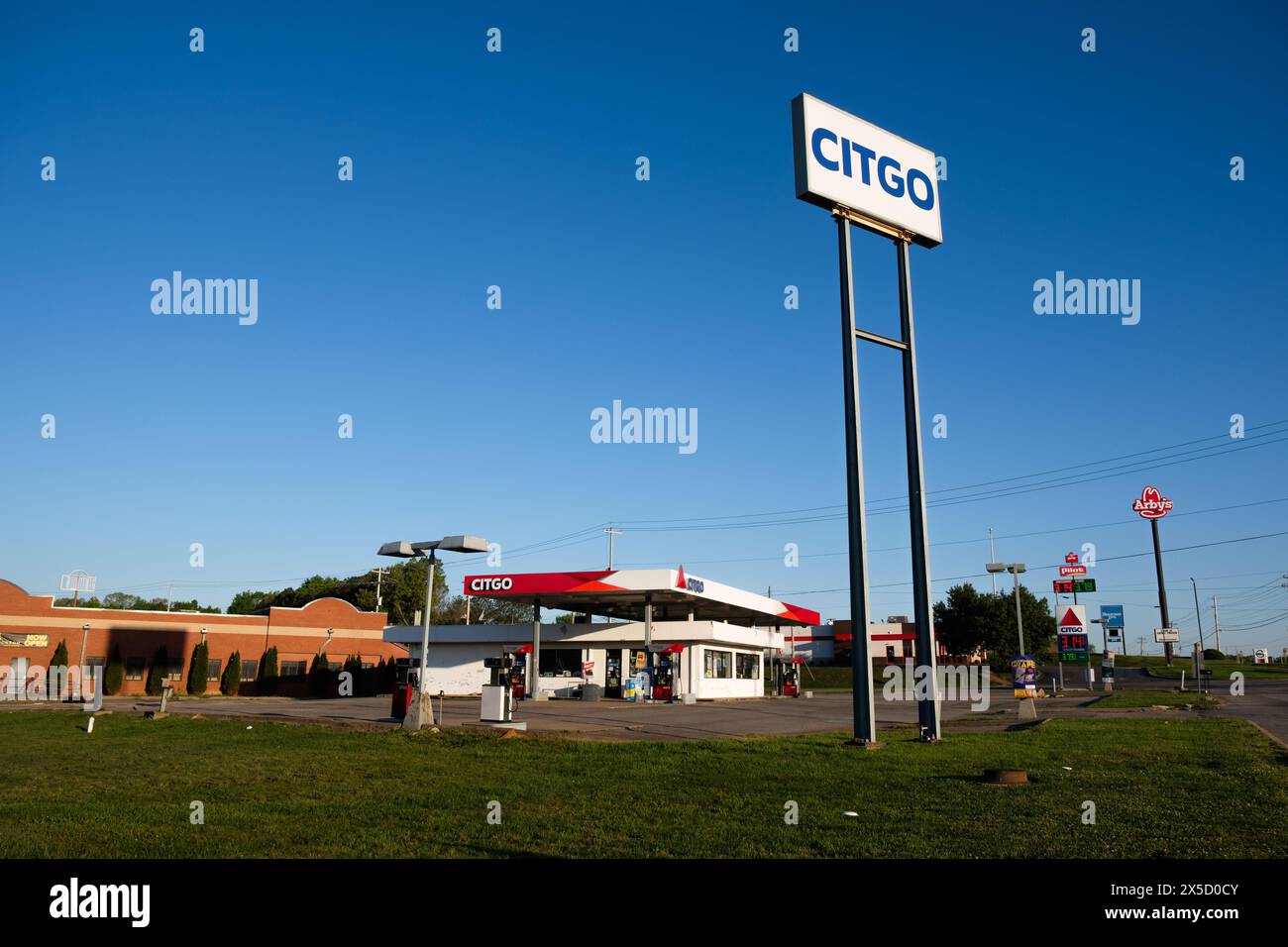 CITGO sign on gas station in Dickson, Tennessee, USA. Stock Photo