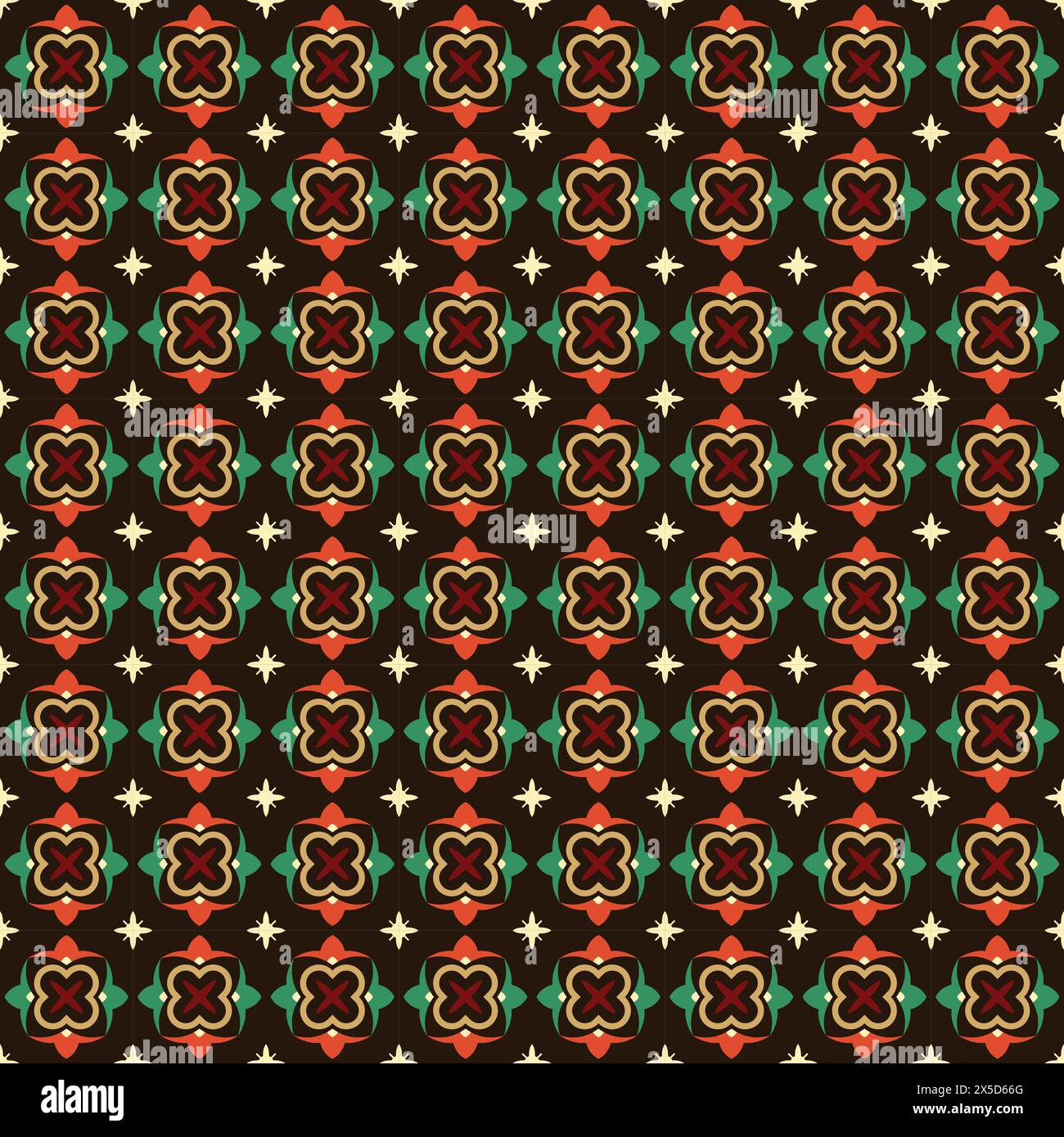 Tile Vintage Pattern, Ornament Background. tile vector Stock Vector
