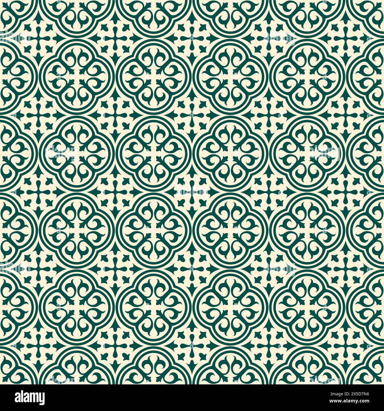 Tile seamless pattern design, vintage background. premium design Stock ...