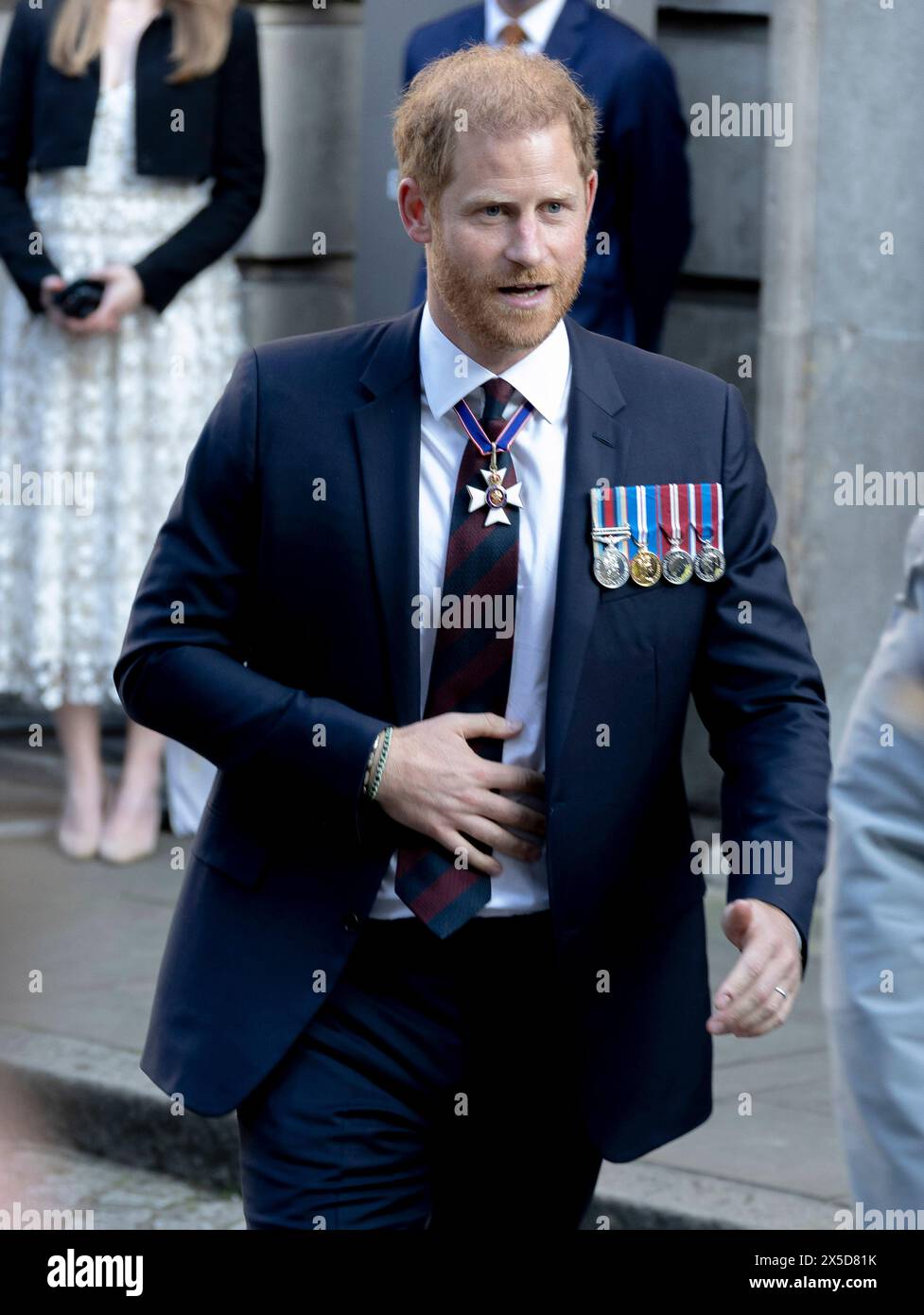 8 May 2025, London, England, UK Prince Harry attending The Invictus