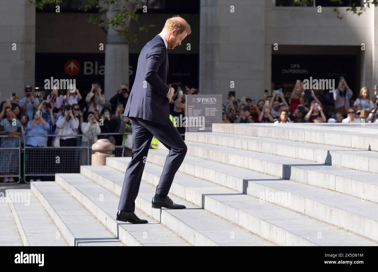 8 May 2024, London, England, UK Prince Harry attending The Invictus