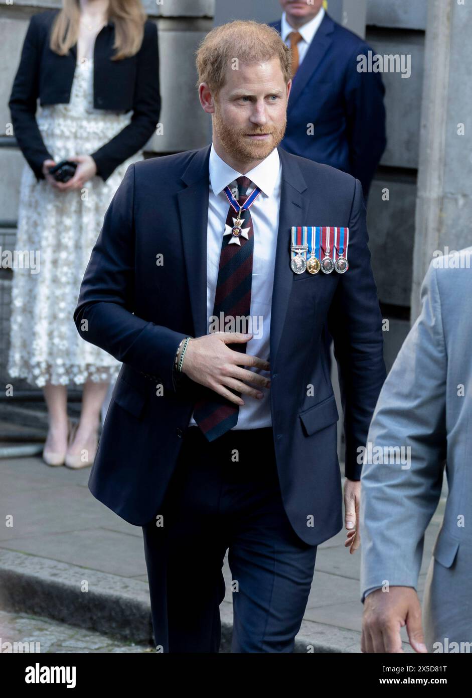 8 May 2024, London, England, UK Prince Harry attending The Invictus