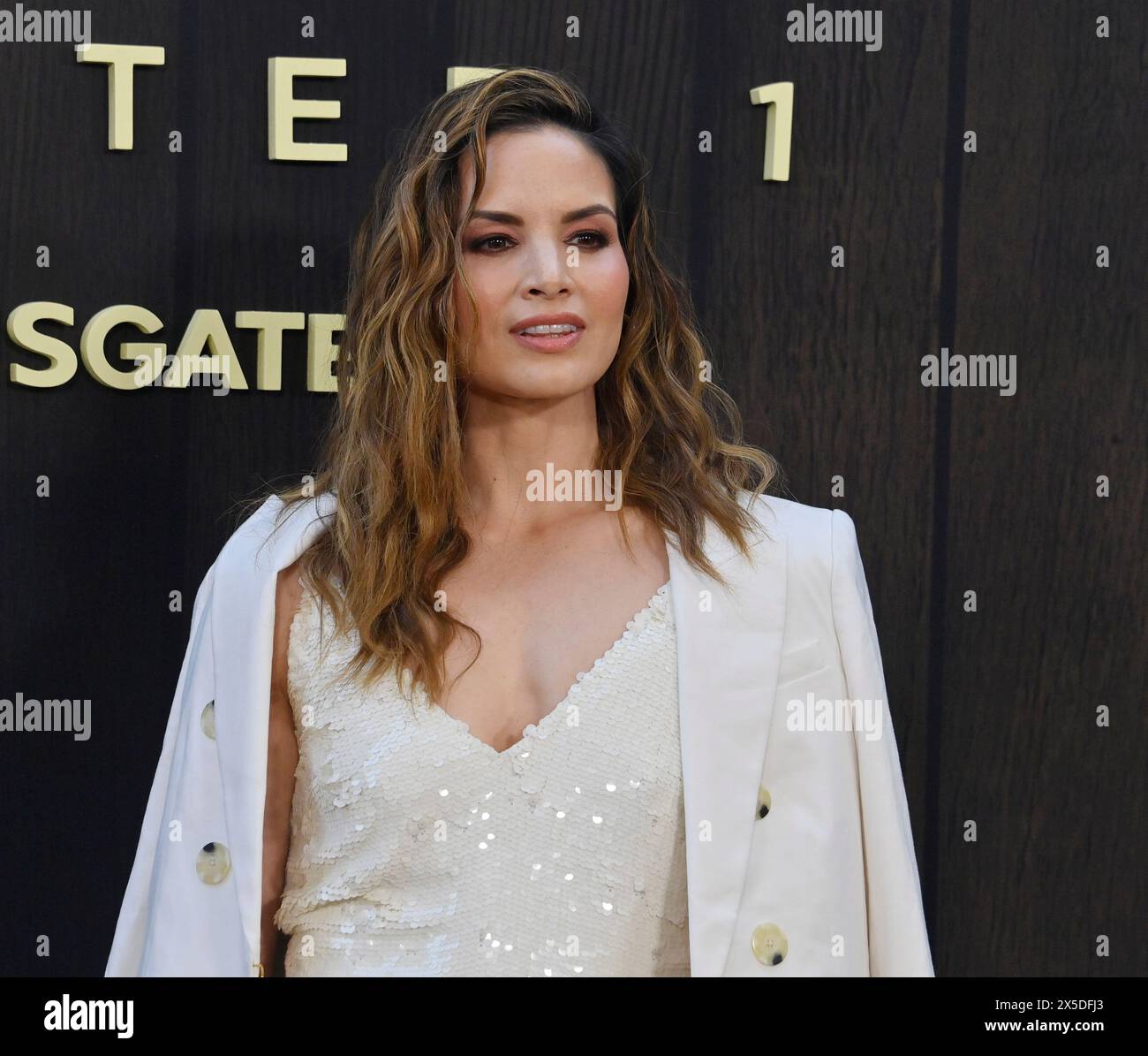 Los Angeles, United States. 08th May, 2024. Katrina Law attends the premiere of the horror film 'The Strangers: Chapter 1' at the Regal LA Live in Los Angeles on Wednesday, May 8, 2024. Storyline: After their car breaks down in an eerie small town, a young couple is forced to spend the night in a remote cabin. Panic ensues as they are terrorized by three masked strangers who strike with no mercy and seemingly no motive. Photo by Jim Ruymen/UPI Credit: UPI/Alamy Live News Stock Photo