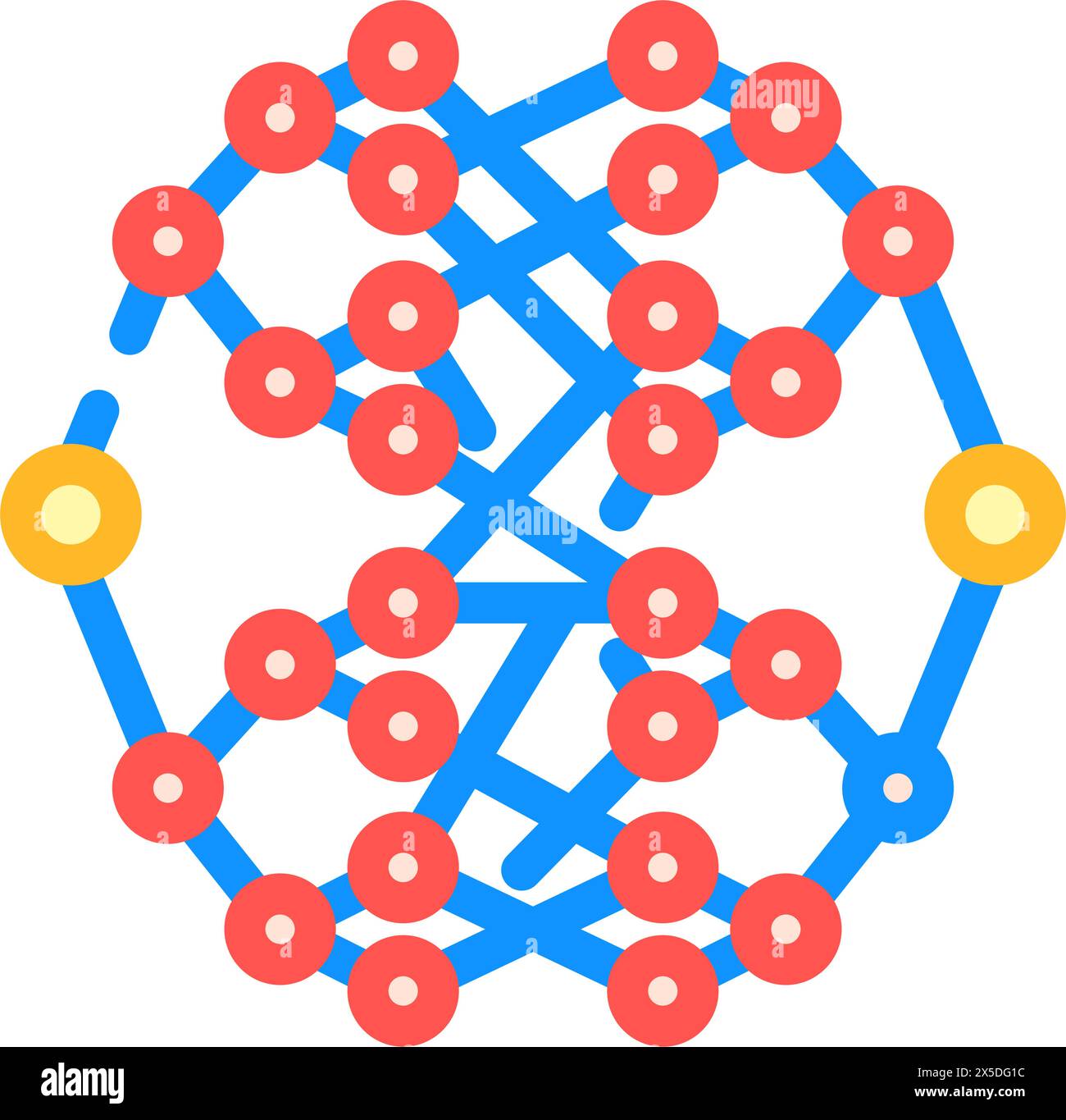 algorithm quantum technology color icon vector illustration Stock ...