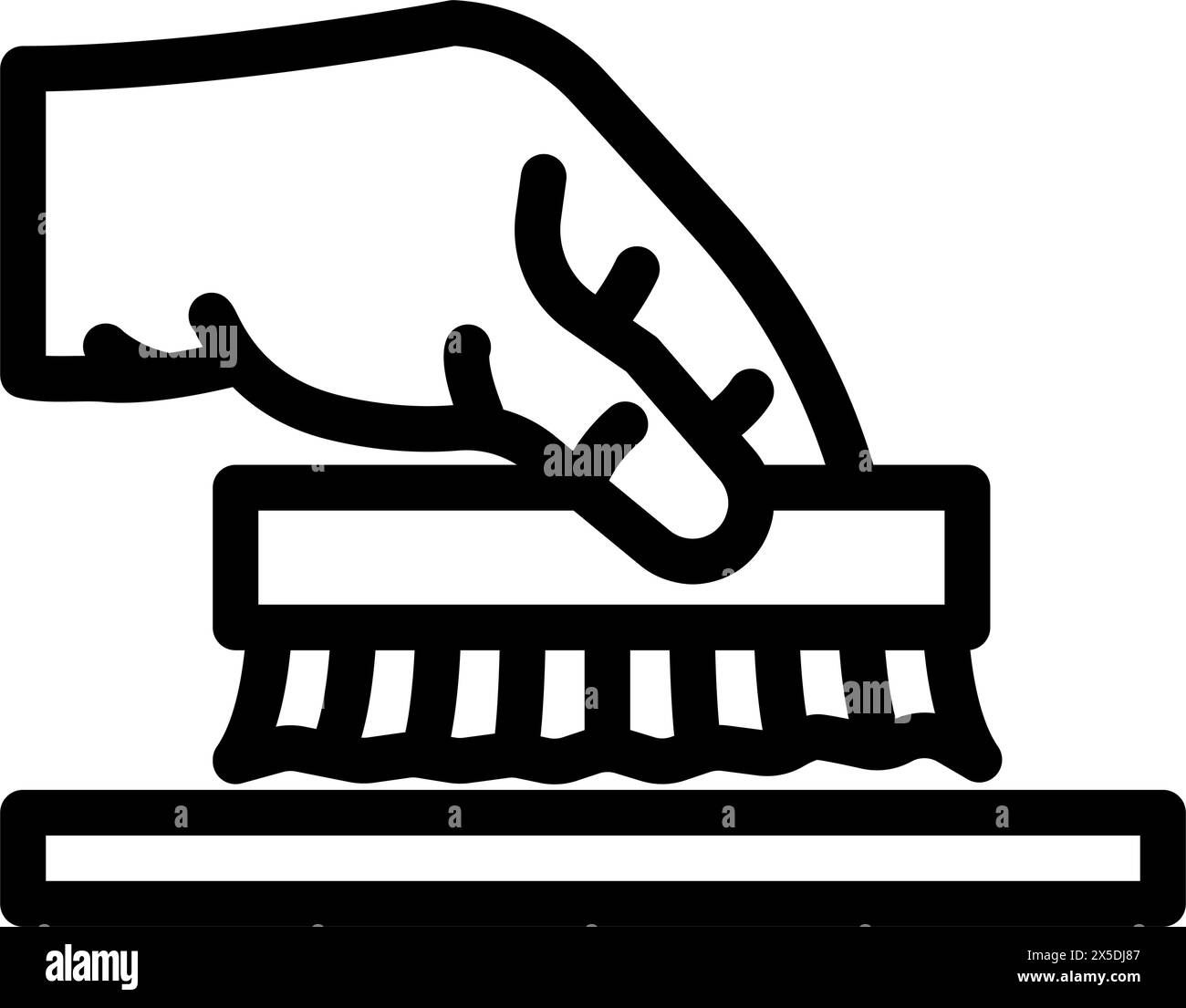 textile cleaning dry cleaning line icon vector illustration Stock
