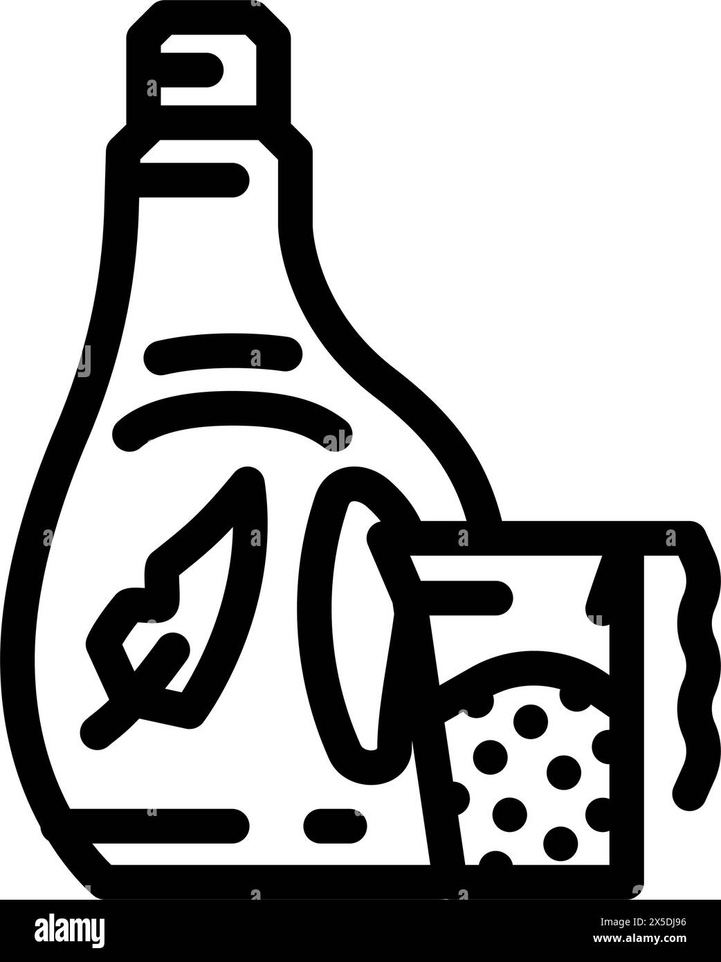 fabric care dry cleaning line icon vector illustration Stock Vector