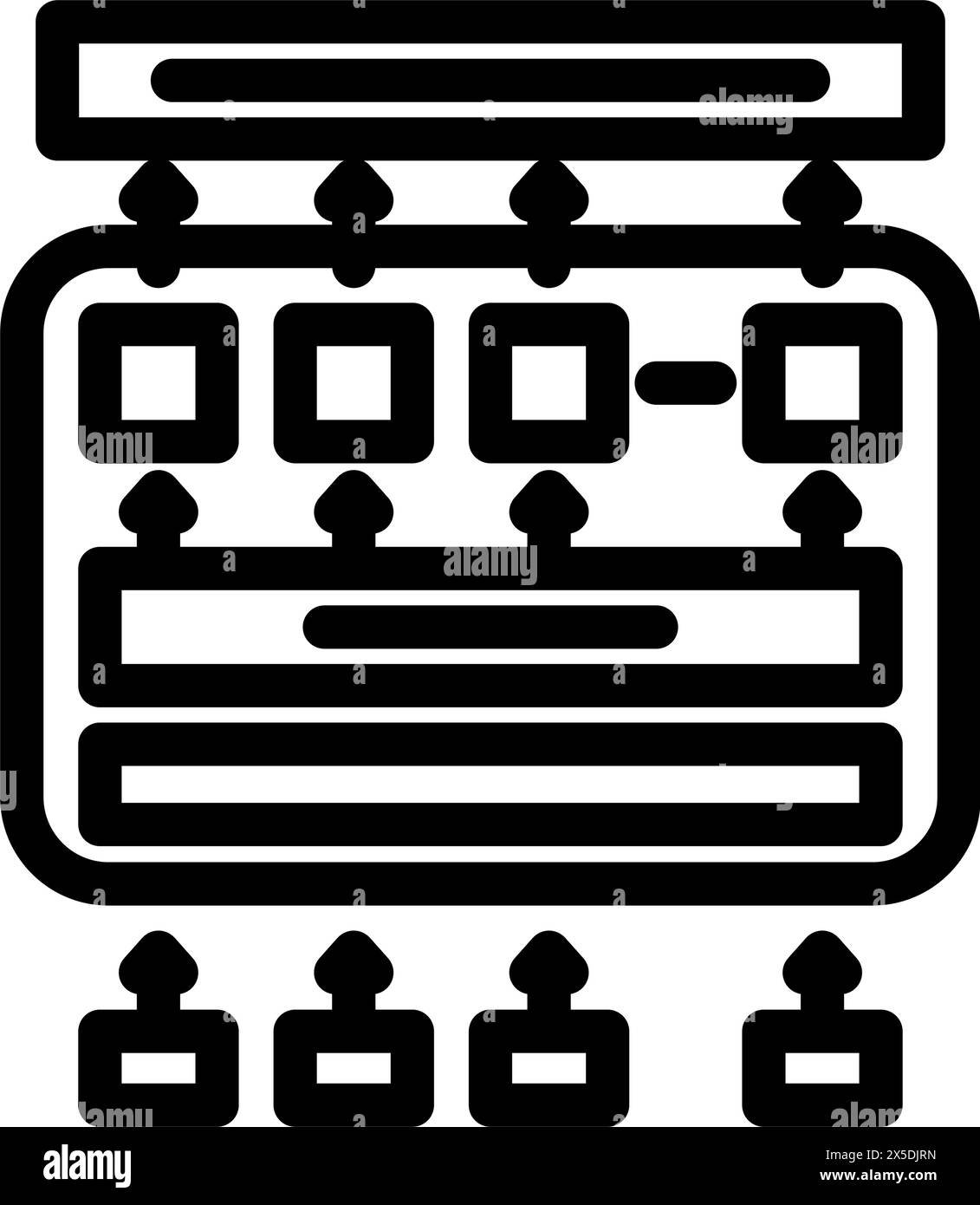 bert bidirectional encoder representations transformers line icon ...
