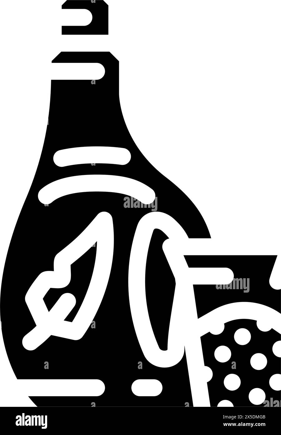 fabric care dry cleaning glyph icon vector illustration Stock Vector