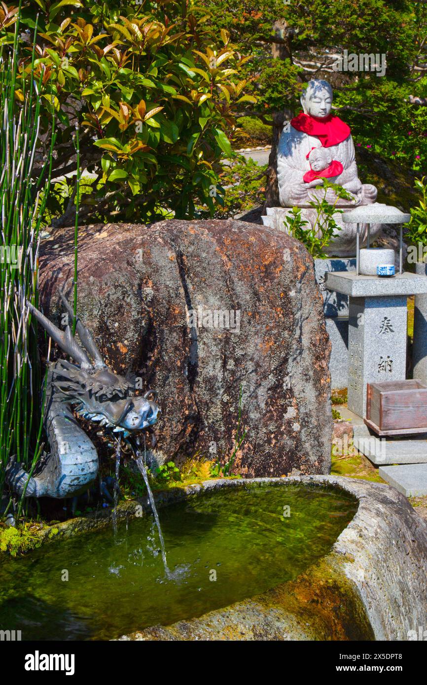 Japan, Kumano Kodo, Nachisan Seiganto-ji Temple, Stock Photo