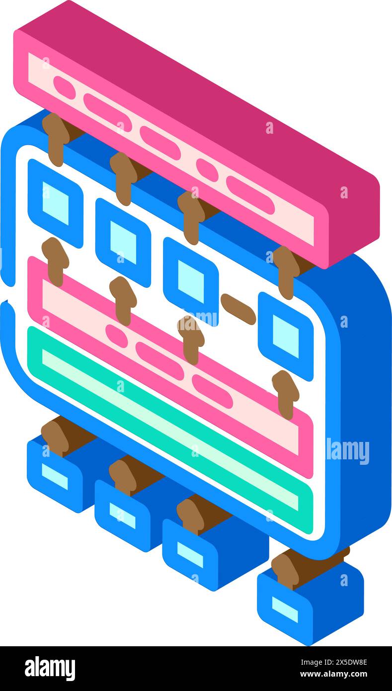 bert bidirectional encoder representations transformers isometric icon