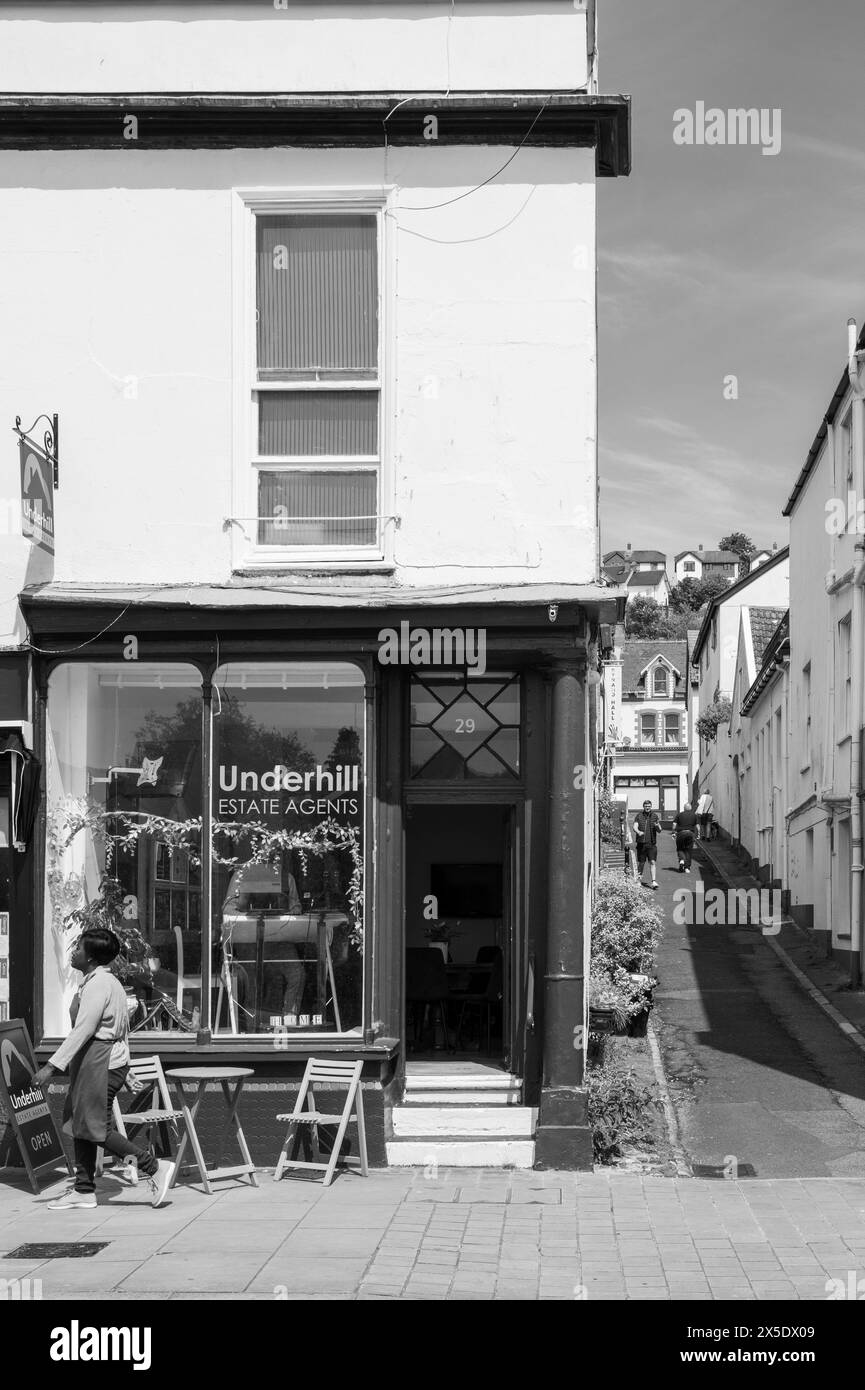 Entrance lane Black and White Stock Photos Images Alamy