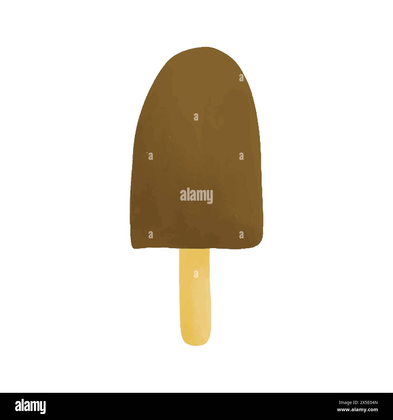 Watercolor vector illustration of ice cream Stock Vector Image & Art ...
