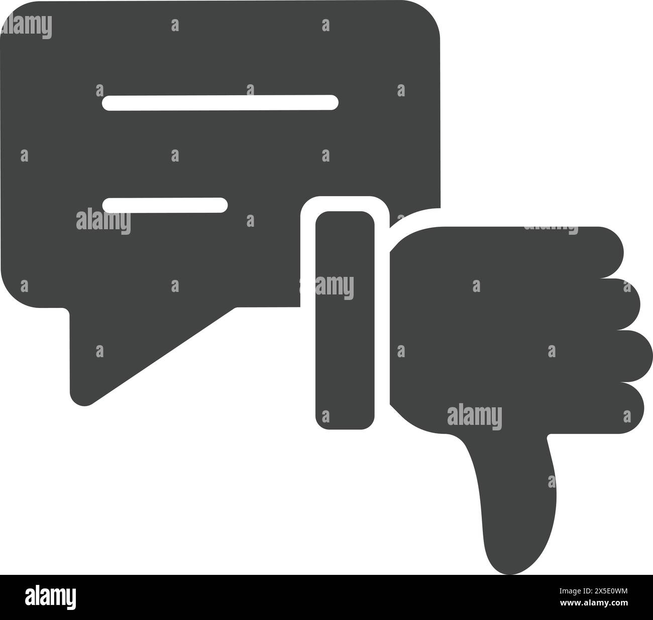 Bad Review icon vector image. Suitable for mobile application web application and print media. Stock Vector