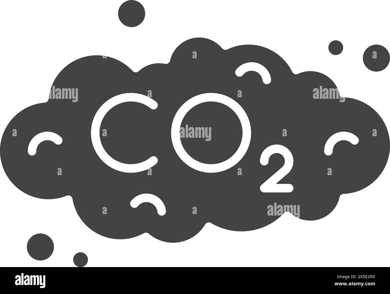 Co2 icon vector image. Suitable for mobile application web application and print media. Stock Vector