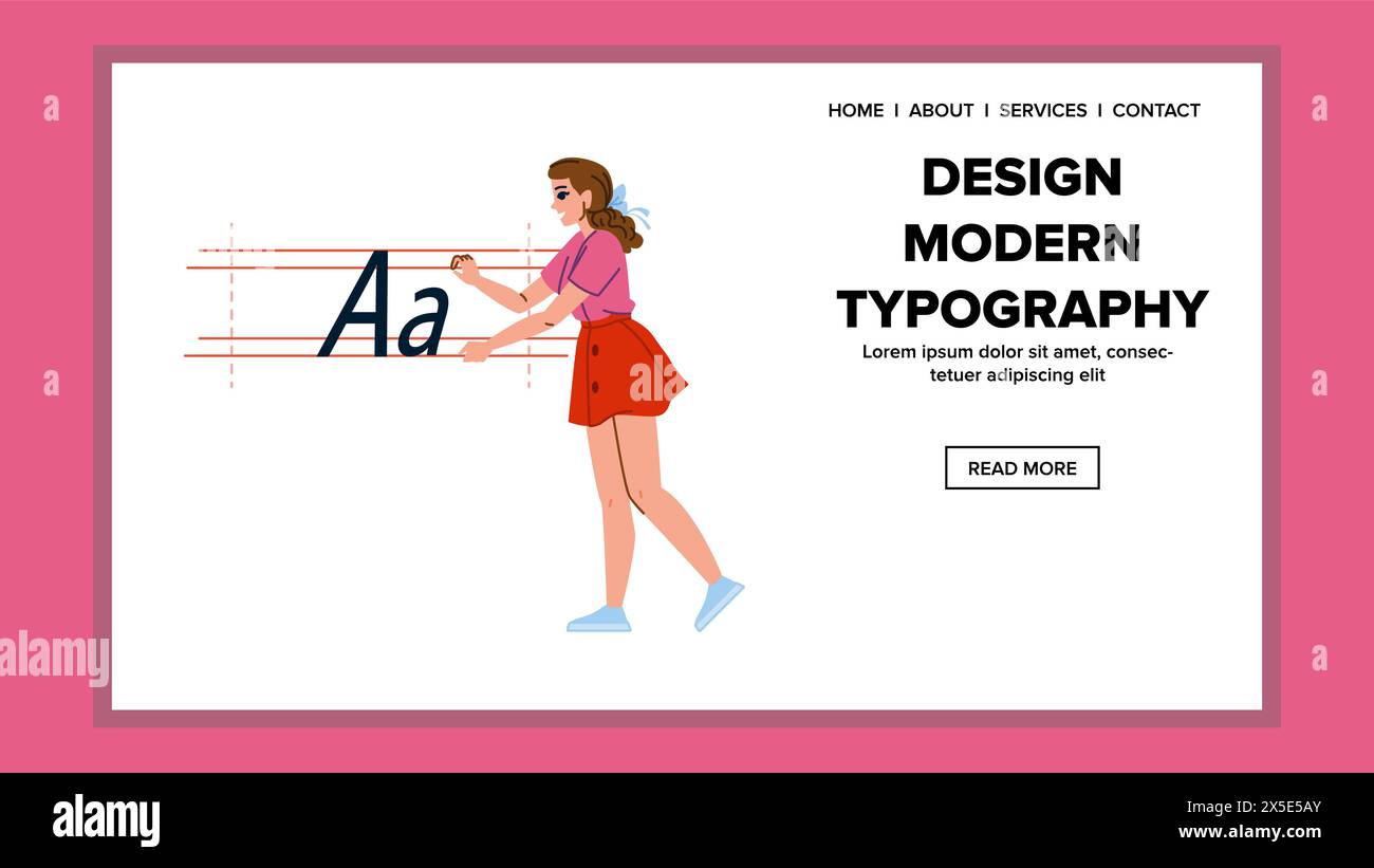 bold design modern typography vector Stock Vector Image & Art - Alamy