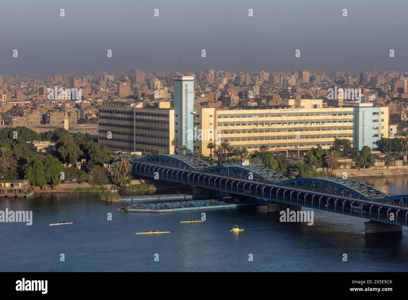 The capital city of Cairo in Egypt. Large sprawling city on the Nile