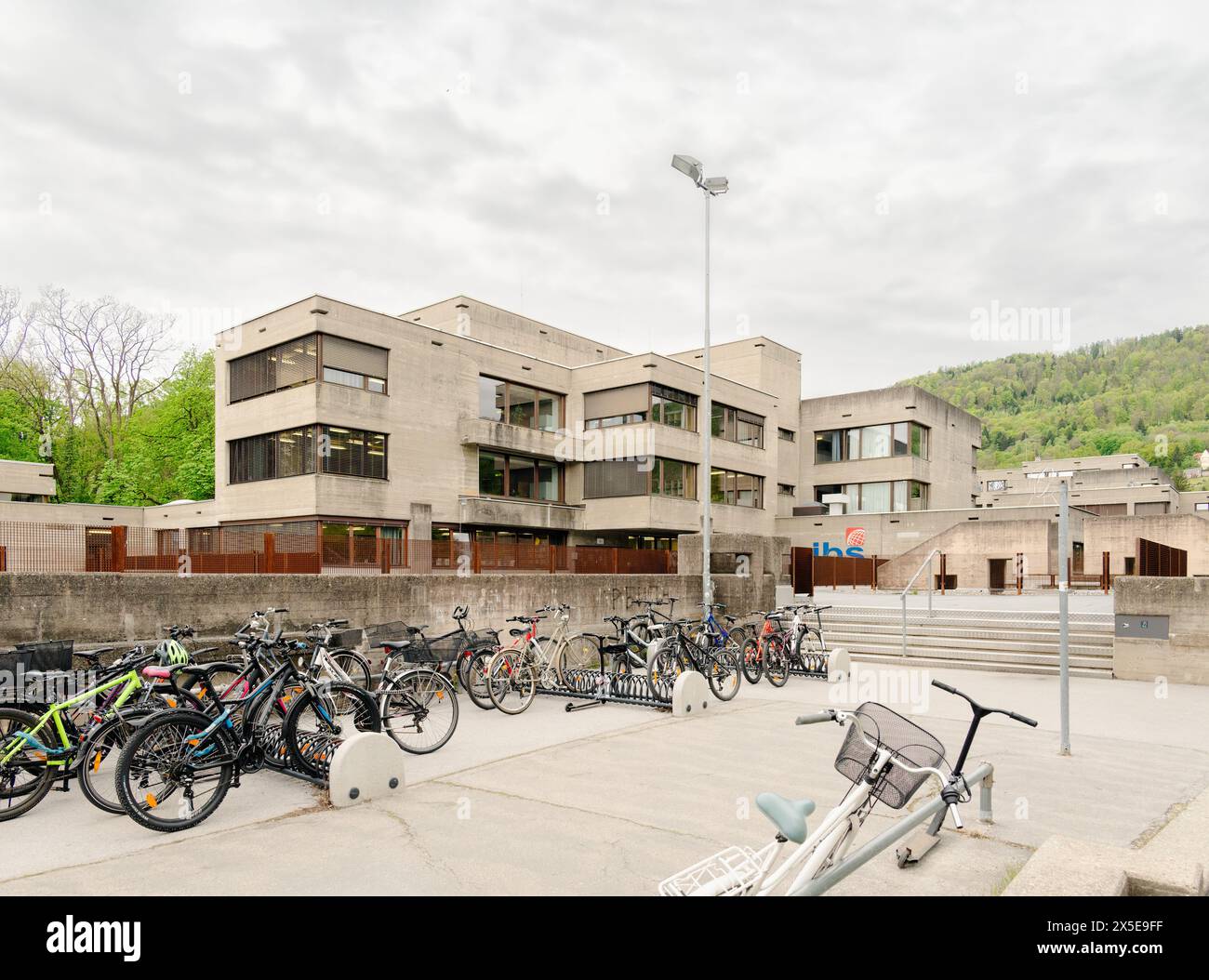 Graz, Austria - Secondary School / Pedagogic Academy by Günther Domenig and Eilfried Huth Stock Photo