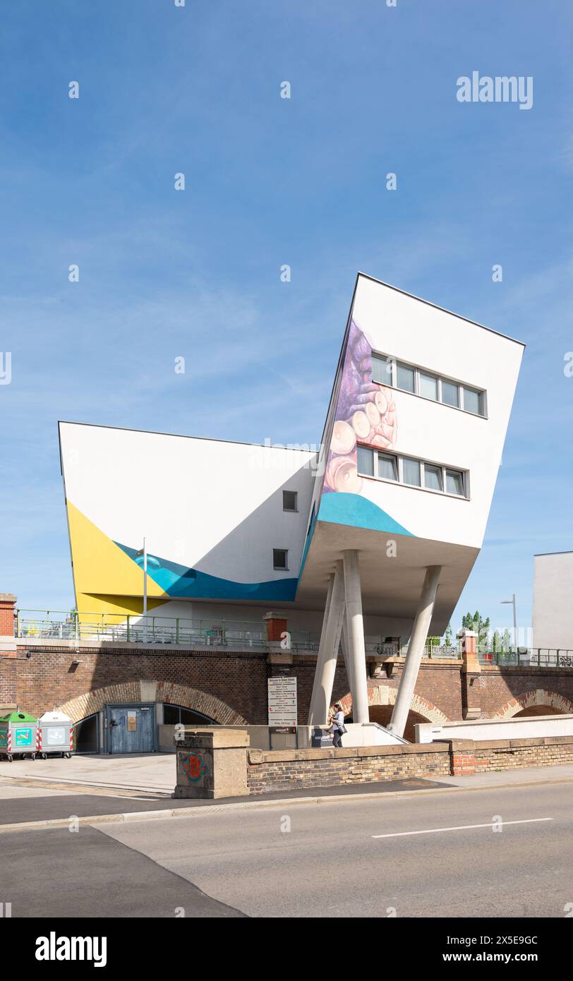 Vienna, Austria Spittelau Viaducts housing by Zaha Hadid Architects