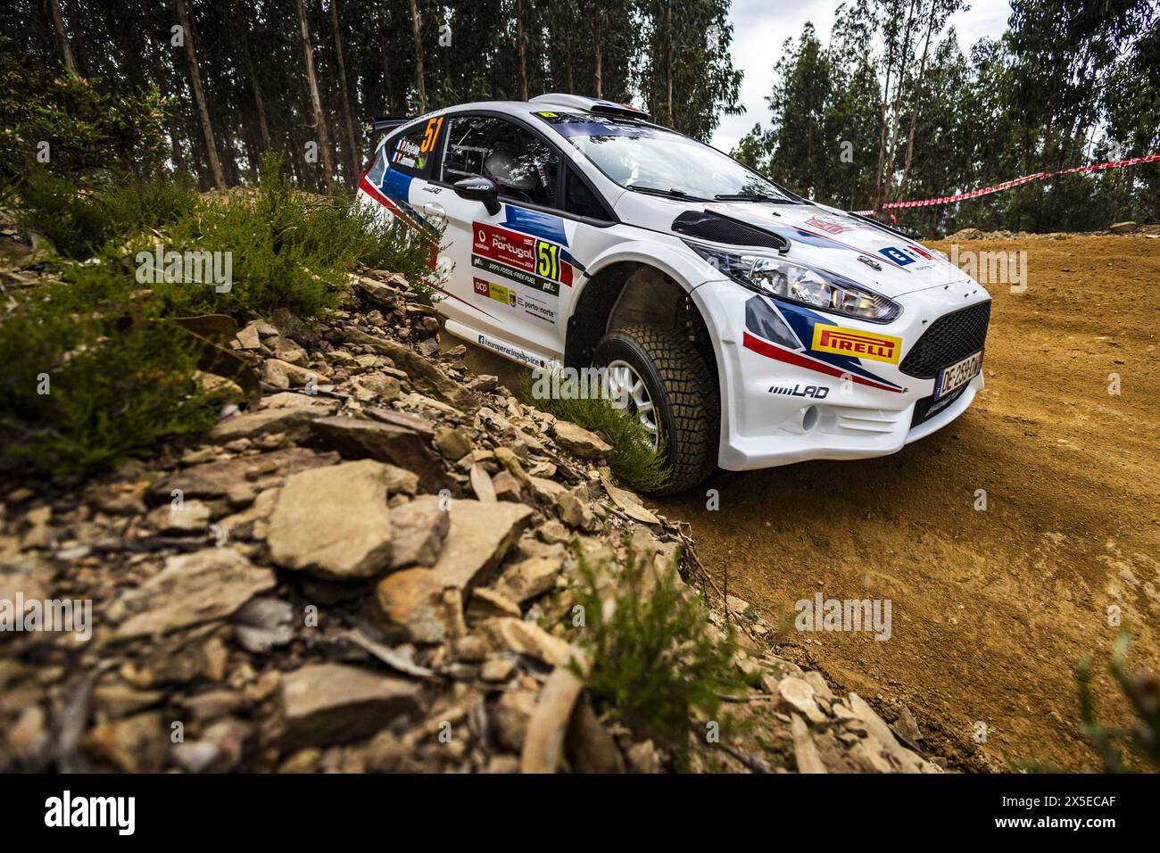 51 D'c9JEAN Patrick, JAMMES Yannick, FORD Fiesta RC2 Rally2, action ...