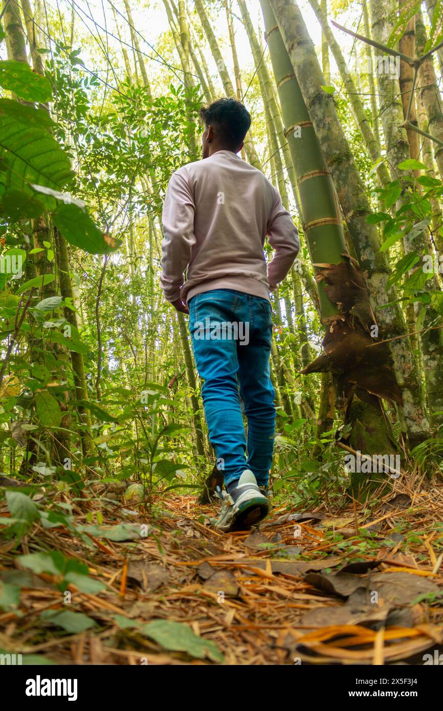 Young latino man walks hi-res stock photography and images - Alamy