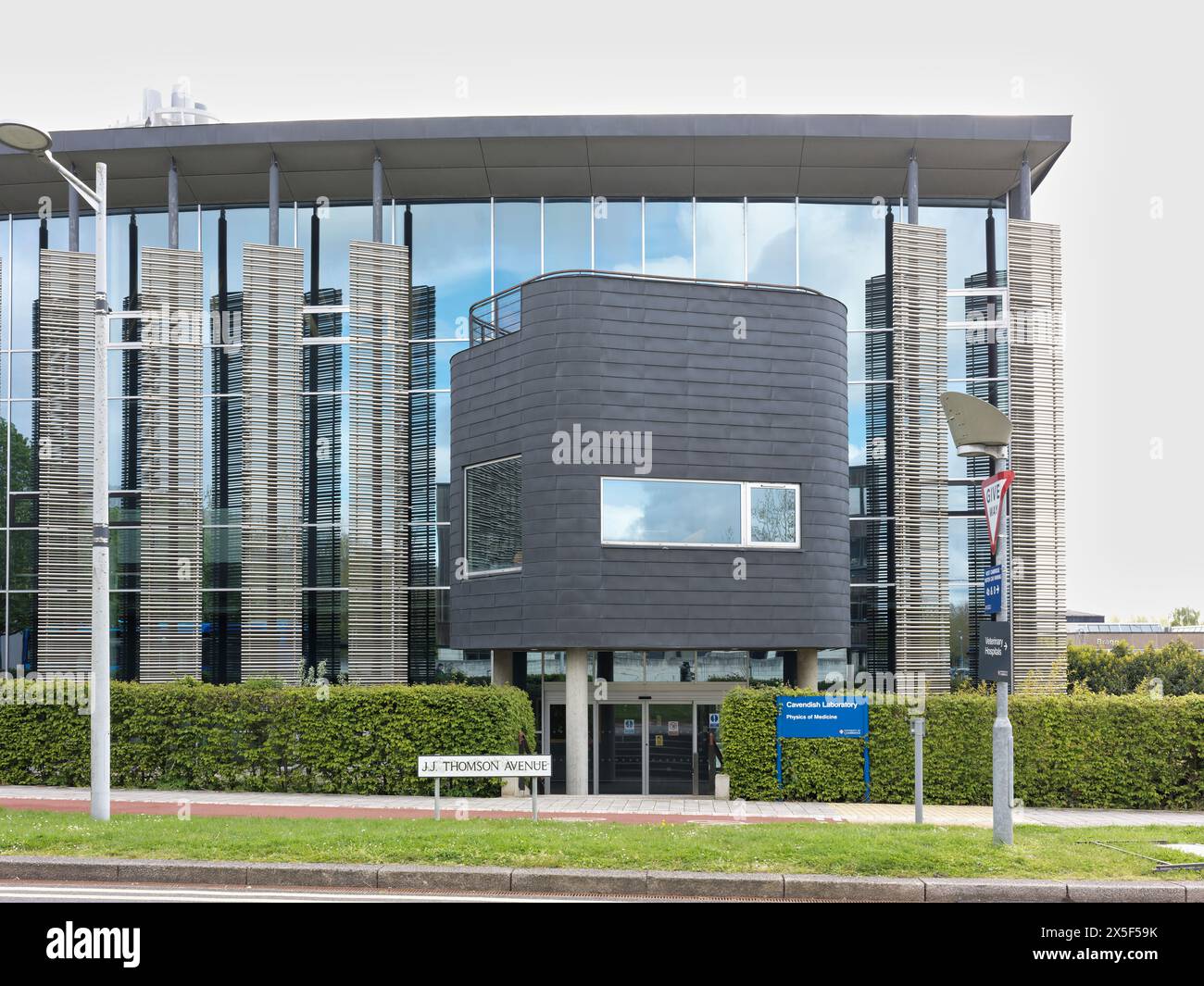 Physics of Medicine, Cavendish laboratory, University of Cambridge, West site, England. Stock Photo