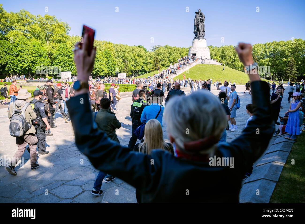 Berlin, Germany. 09th May, 2024. Members of the Russian nationalist ...