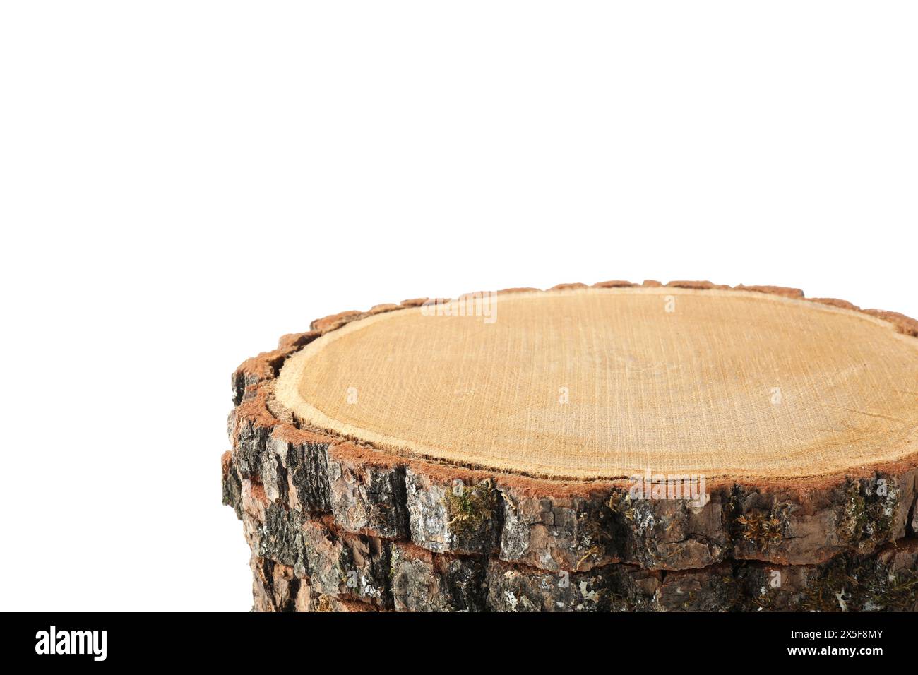 Presentation of product. Stack of wooden stamps isolated on white Stock ...