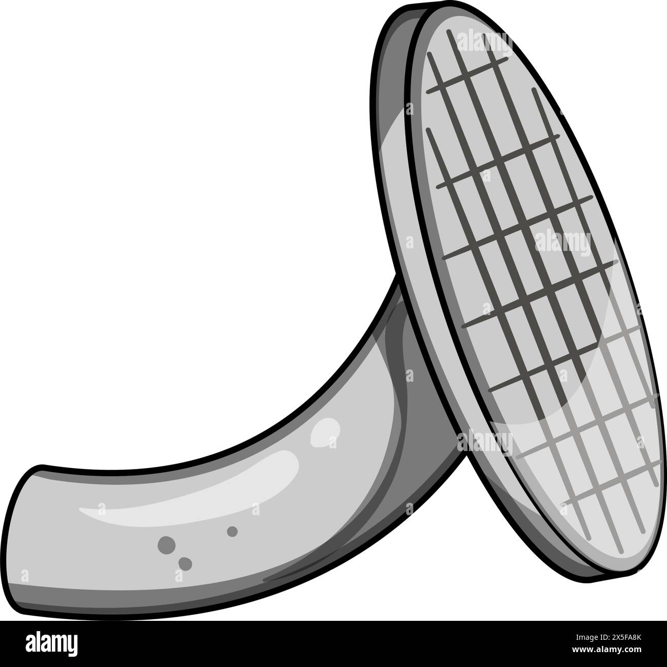 spike bent nail cartoon vector illustration Stock Vector Image & Art