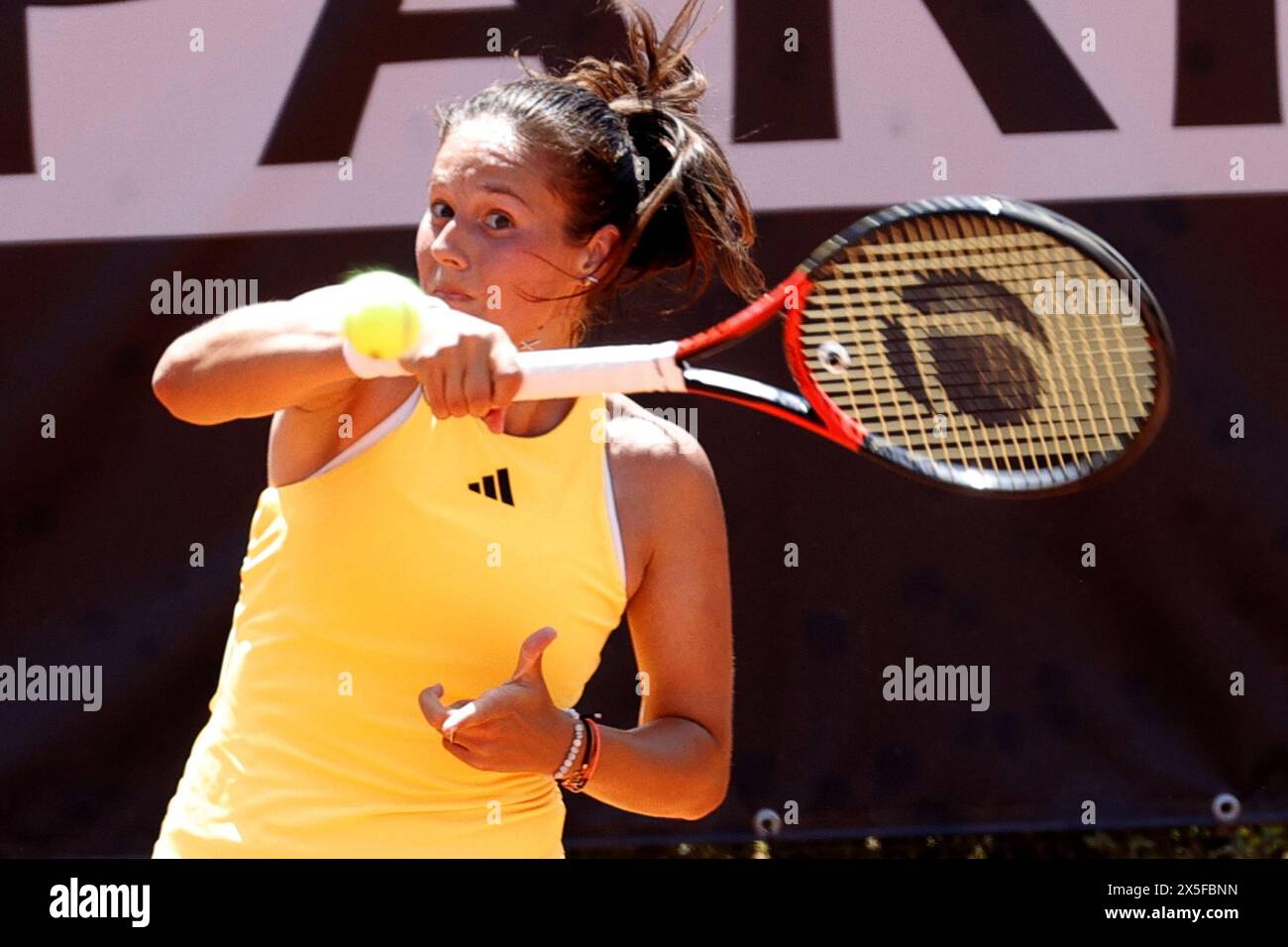 Daria Playing Daria Kasatkina is playing during the first round match against Tatjana ...