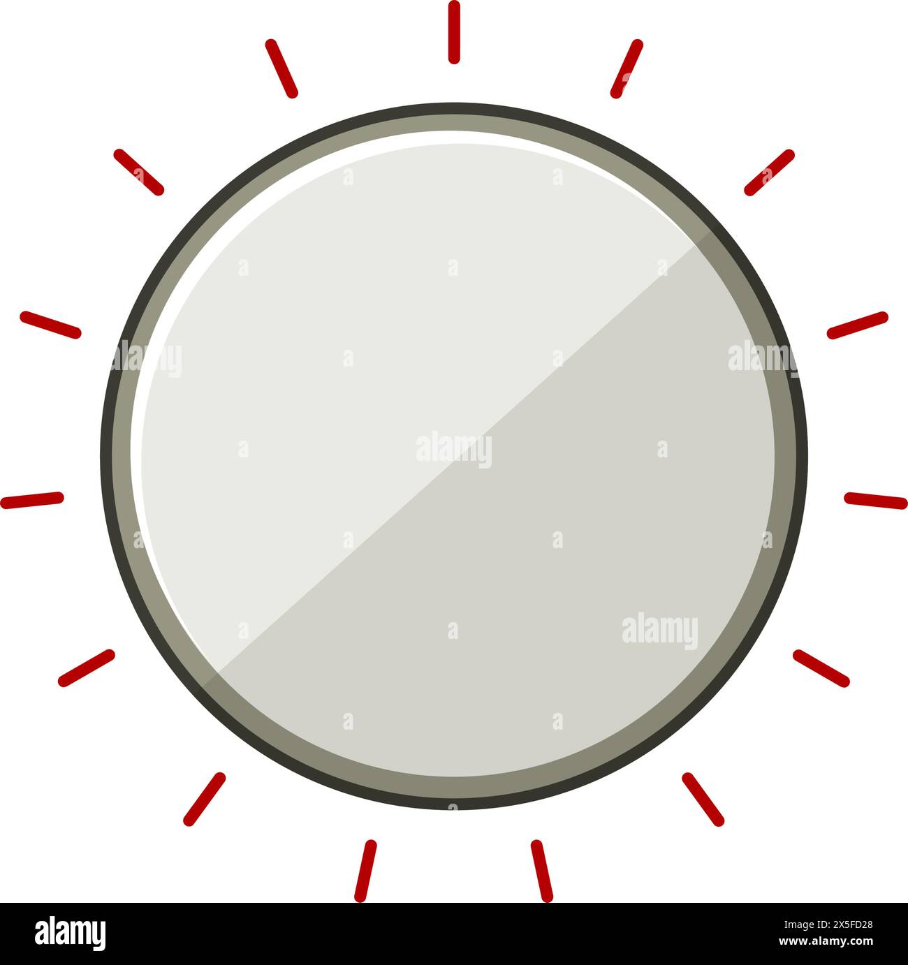 switch dial knob cartoon vector illustration Stock Vector Image & Art ...