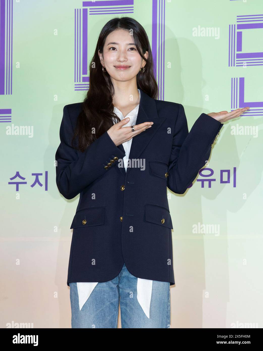 Seoul, South Korea. 9th May, 2024. South Korean singer and actress Suji ...