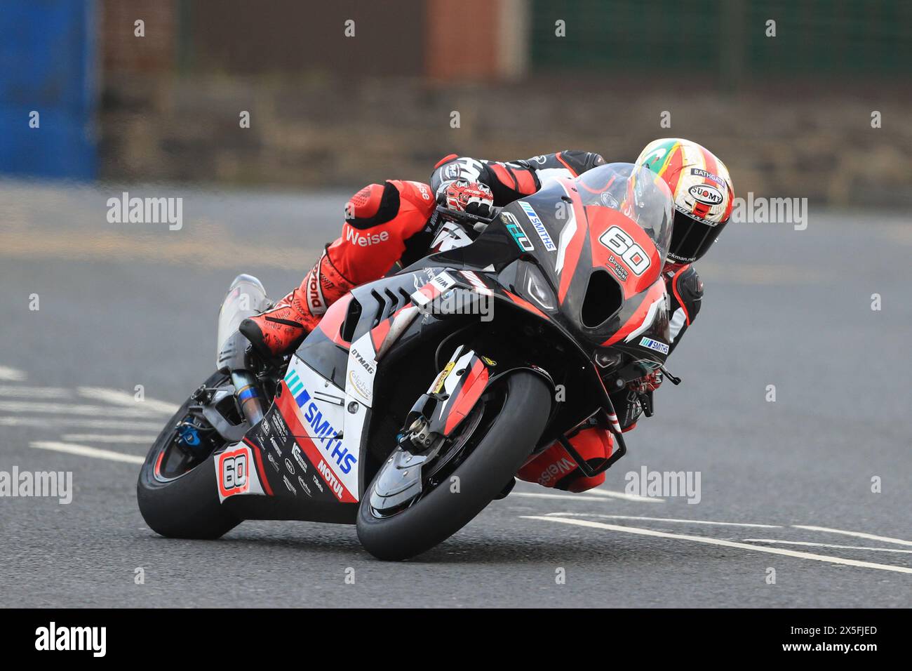 9th May 2024; Briggs EquipmentNorth West 200 Motorcycle Race, Portrush, Antrim, Northern Ireland; North West 200 Qualifying and Races; Peter Hickman (PHR Performance BMW) during the opening SuperBike race Stock Photo