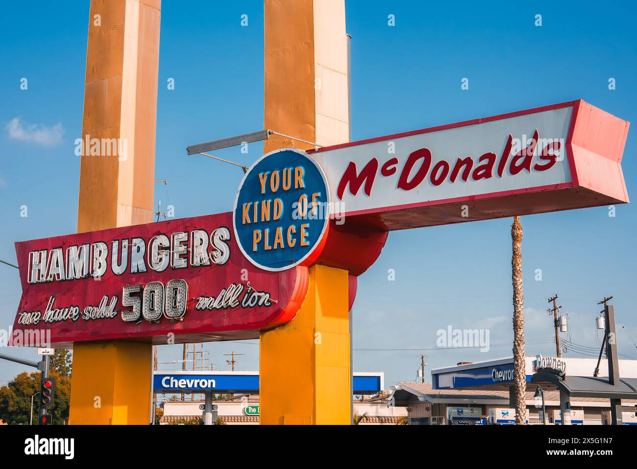Vintage mcdonalds sign hi-res stock photography and images - Alamy
