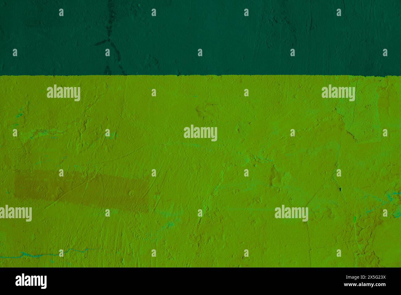 Texture of two green shades of color on the wall Stock Photo - Alamy