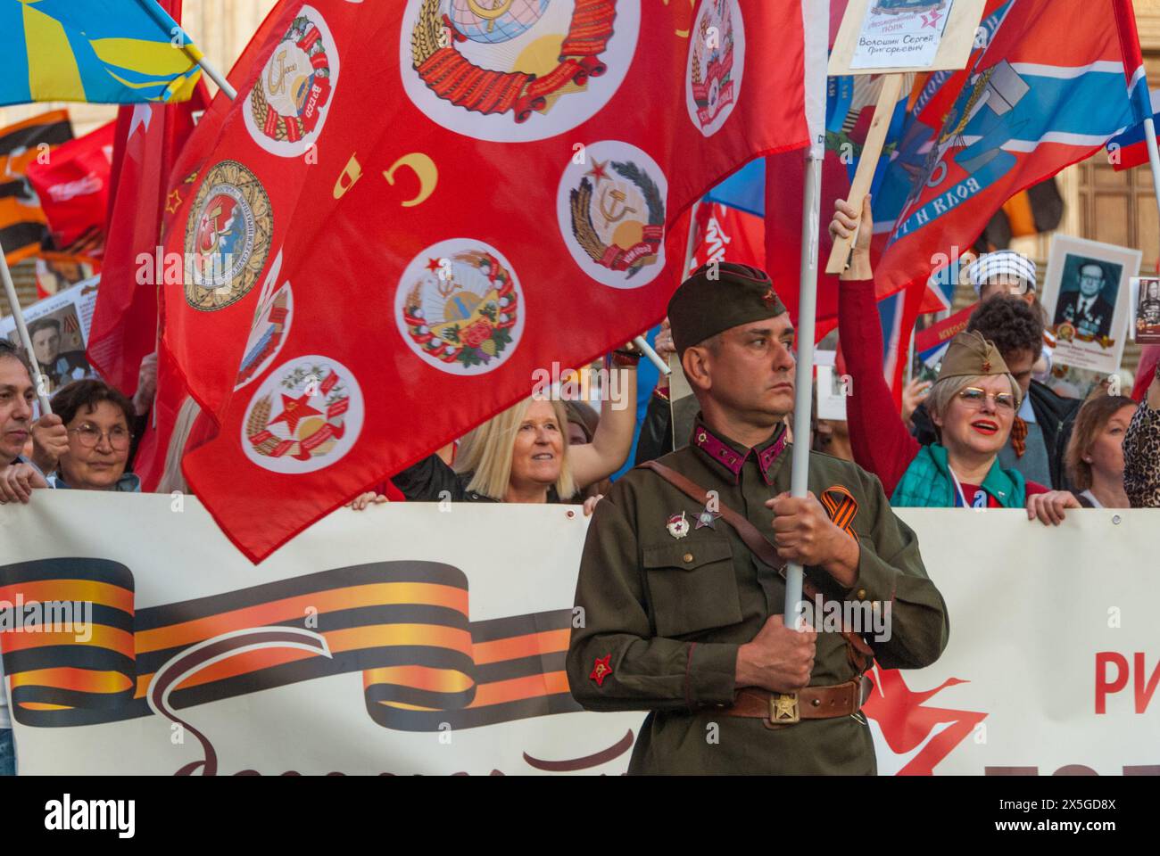 Rome, . 09th May, 2024. 05/09/2024 Rome, Demonstrations, in Piazza ...